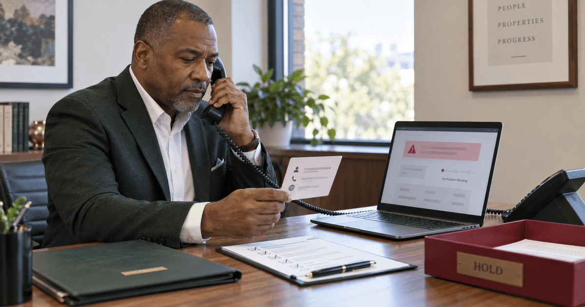Real Estate Wire Fraud Prevention Workflow